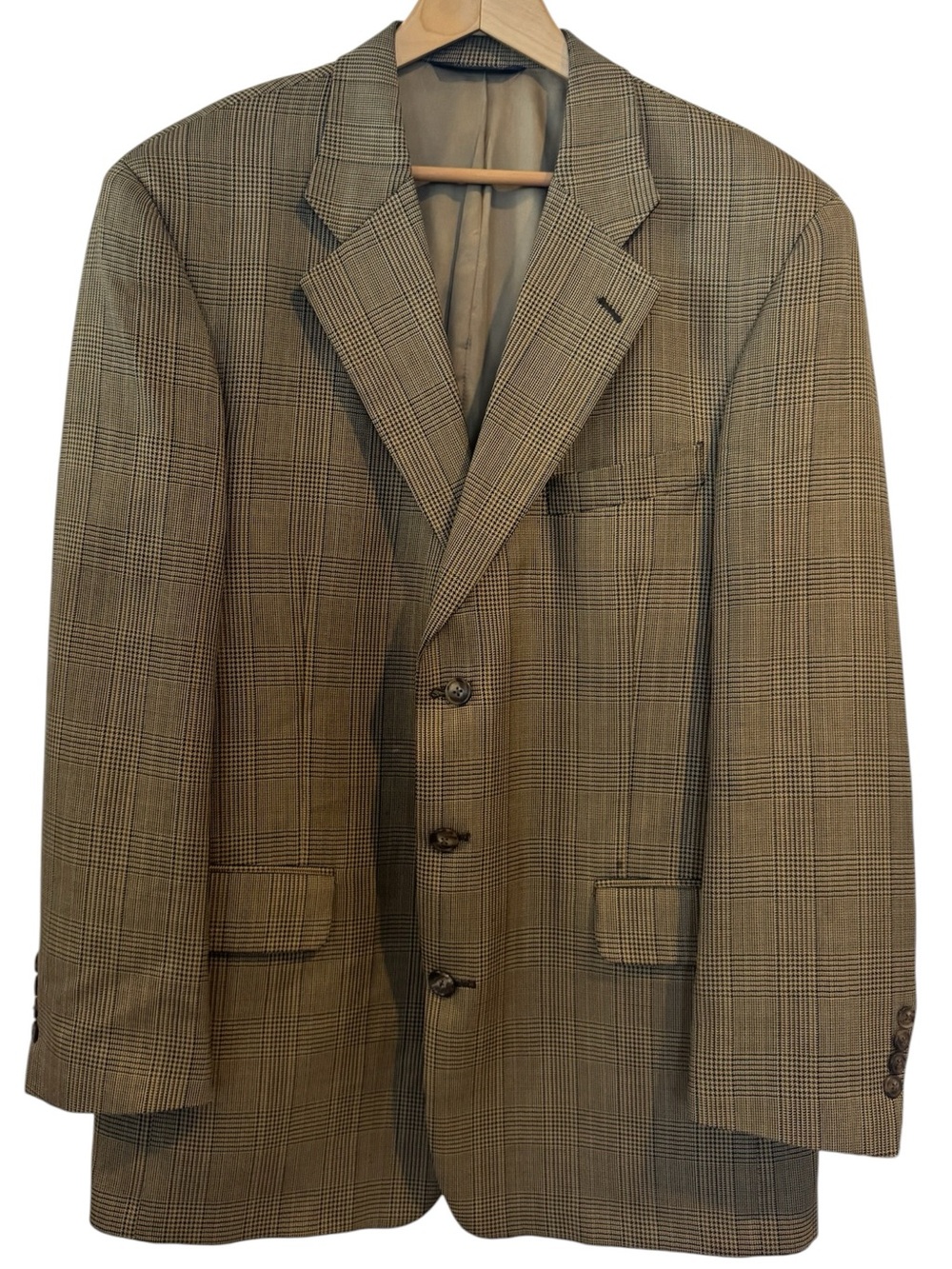 Burberry Burberry's Brown Glen Plaid Sport Coat suit jacket blazer